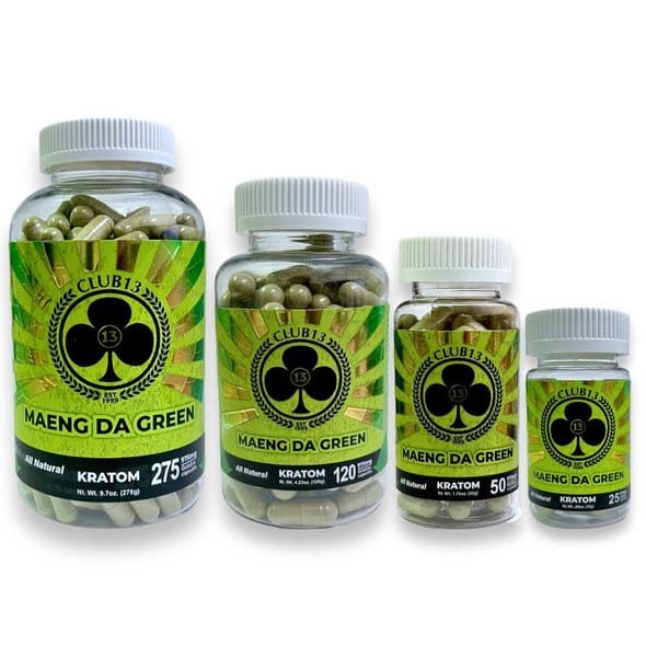 Kratom Capsule Club 13 Green Maeng Da Sema Vape International