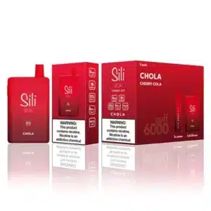 E-cig Disposable-Sili - 16ml/stick 6000puffs, Chola (5pc/box )