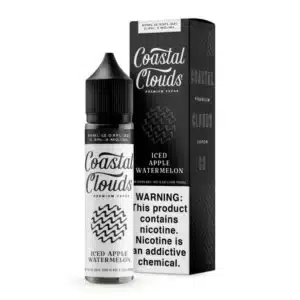 E-Liquid-Coastal Clouds - 60ml Iced Apple Watermelon, 6mg