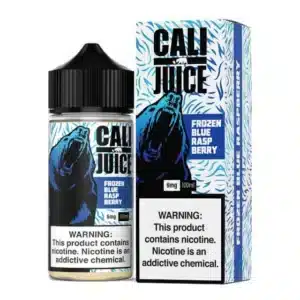 E-Liquid-Cali Juice - 100ml Frozen Blue Raspberry, 6mg