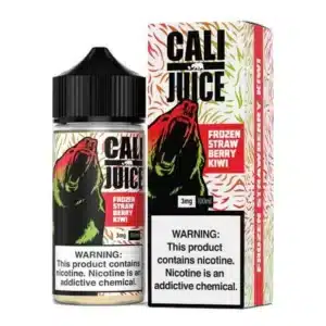 E-Liquid-Cali Juice - 100ml Frozen Strawberry Kiwi, 3mg