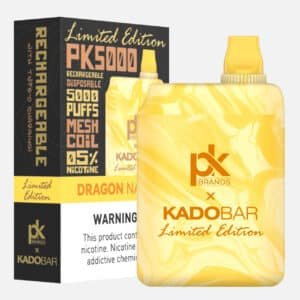 E-cig Disposable-Kado Bar PK5000 - 14ml/stick 5000puffs, Dragon Nana (5pc/box )