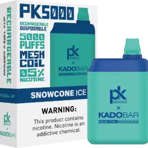 E-cig Disposable-Kado Bar PK5000 - 14ml/stick 5000puffs, Snowcone Ice (5pc/box )