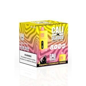E-cig Disposable-Cali UL8000 - 18ml/stick, 8000puffs, Pineapple Strawberry Banana (6pc/box)