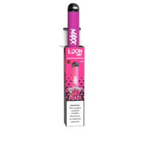 E-cig Disposable-Loon Max ZERO - 6.5ml/stick 2000puffs, Bad Bull Strawberry (10pc/box)