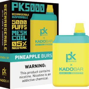 E-cig Disposable-Kado Bar PK5000 - 14ml/stick 5000puffs, Pineapple Burst (5pc/box)