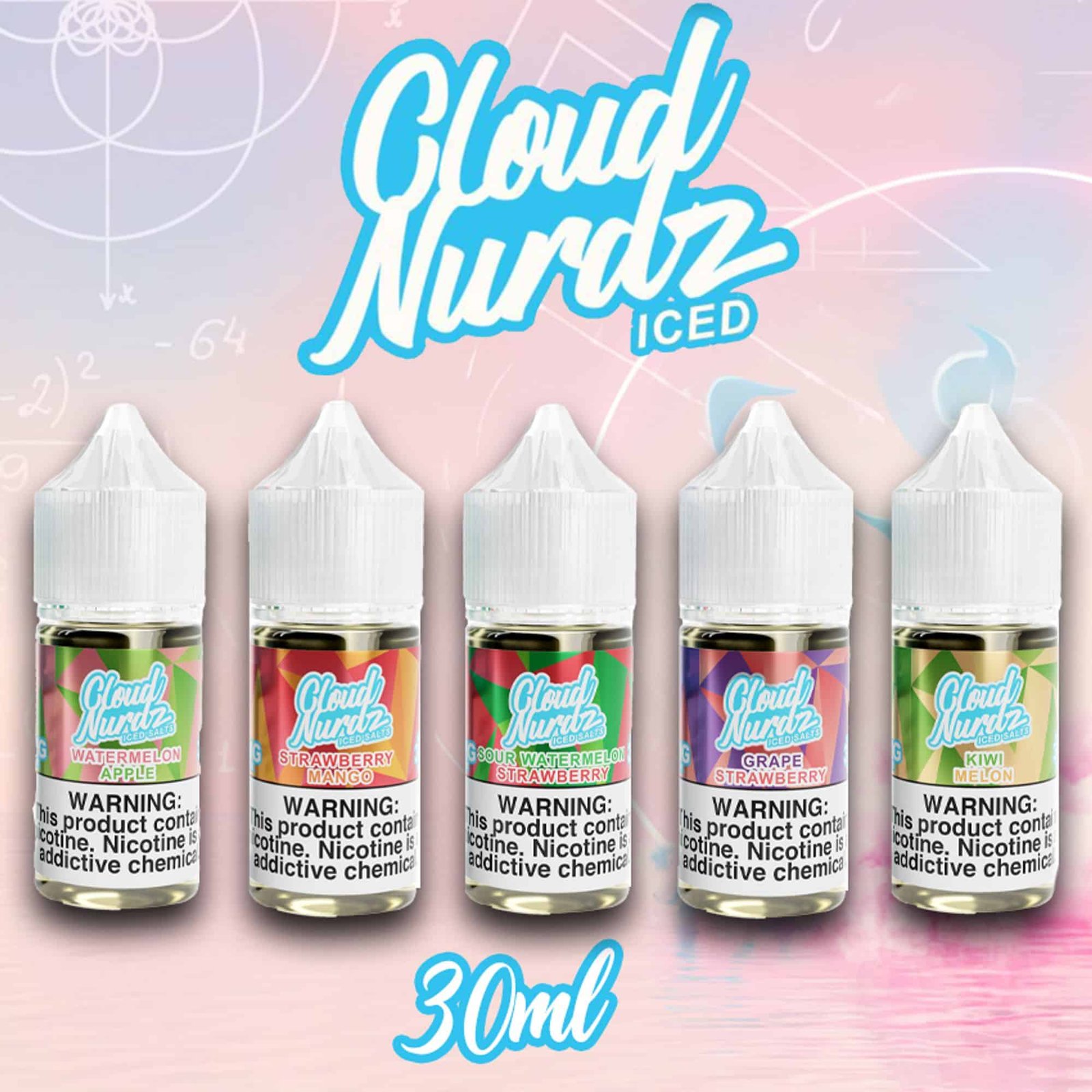 E-Liquid Salt-Cloud Nurdz – 30ml – Sema International