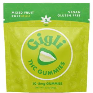 THC Gummies Mixed Fruit, 50mg, 10pc/bag