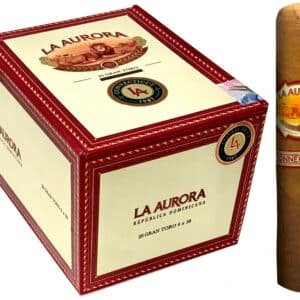 Premium Cigar-La Aurora - 1987 Connecticut Gran Toro USA 6x58 20pc/box