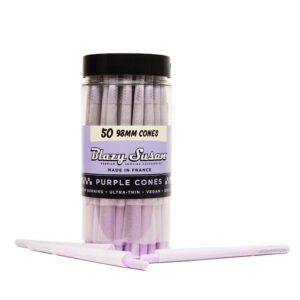 Purple Cones 98mm, 50pc/jar