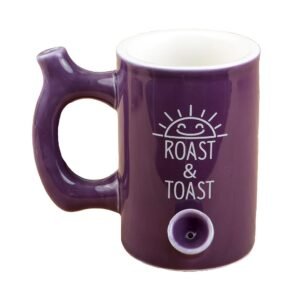 Fashioncraft Purple Roast And Toast Ceramic Pipe 10.5oz (82347)