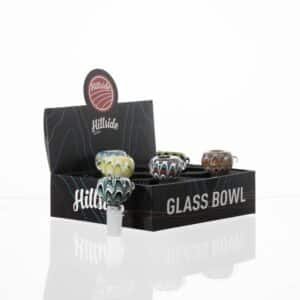 Hillside Glass Raked Bubble Bowl 14mm, 6pc/box (BX-7)